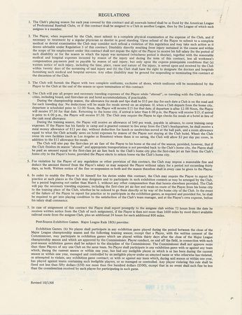 Lot #9113 Thurman Munson 1969 New York Yankees Signed Player Contract (Rookie Season) - Image 4