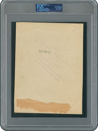 Lot #8391 Rogers Hornsby 1929 Signed Photograph - PSA/DNA - Image 2