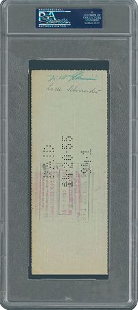 Lot #8305 Ty Cobb 1953 Signed Personal Check - PSA/DNA - Image 2