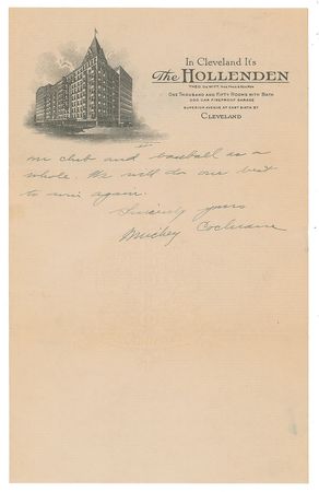 Lot #8355 Mickey Cochrane 1931 Signed Handwritten Letter with Baseball Content - Image 2