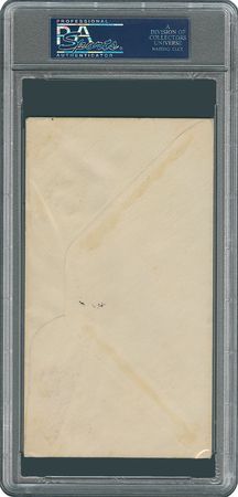 Lot #8344 Babe Ruth Signed Baseball Centennial First Day Cover - PSA/DNA MINT 9 - Image 2