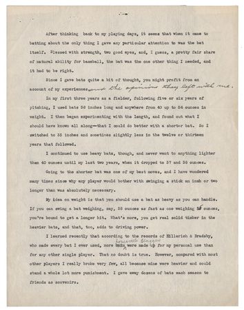 Lot #8337 Historically Significant Babe Ruth Signed Hillerich & Bradsby Testimonial for Louisville Slugger Bats - PSA/DNA MINT 9 - Image 2