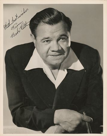 Lot #8403 Babe Ruth Oversized Signed Photograph - PSA/DNA GEM MINT 10 - Image 1