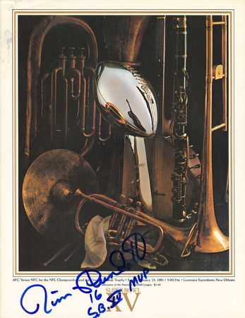 Lot #8468 Amazing Collection of Super Bowl Programs, Set of (35) Signed by the MVPs - Image 20
