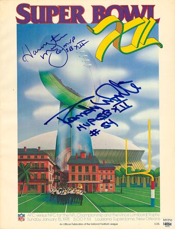 Lot #8468 Amazing Collection of Super Bowl Programs, Set of (35) Signed by the MVPs - Image 26