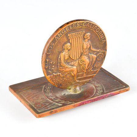 Lot #8494  Los Angeles 1932 Summer Olympics Bronze Participation Medal - Image 1