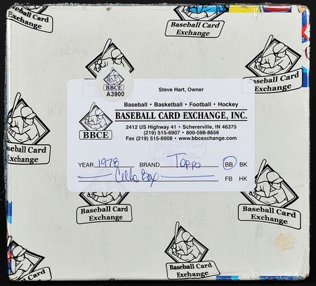 Lot #8219  1978 Topps Unopened Cello Box - BBCE - Image 2