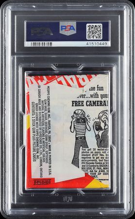 Lot #8211  1970 Topps Baseball Wax Pack - PSA MINT 9 - Image 2