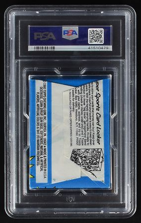 Lot #8212  1970-1980 Topps Baseball Wax Pack HIGH Grade PSA Graded Lot (11) - Image 4