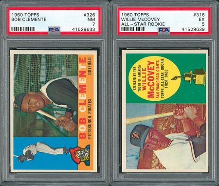 Lot #8080  1960-75 Topps and Fleer PSA Graded HOFer Collection - Image 2