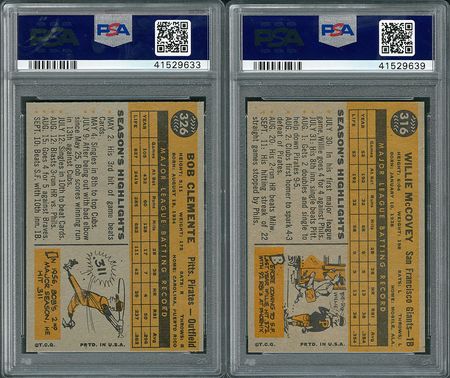 Lot #8080  1960-75 Topps and Fleer PSA Graded HOFer Collection - Image 3
