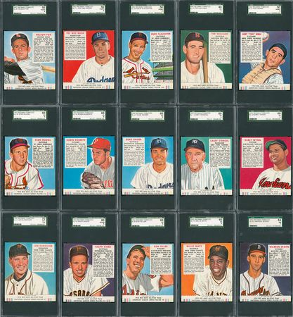 Lot #8043  1952 Red Man Complete SGC Graded Set (52) - Image 1