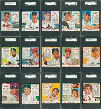 Lot #8056  1953 Red Man Tobacco Complete SGC Graded Set (52) - Image 1