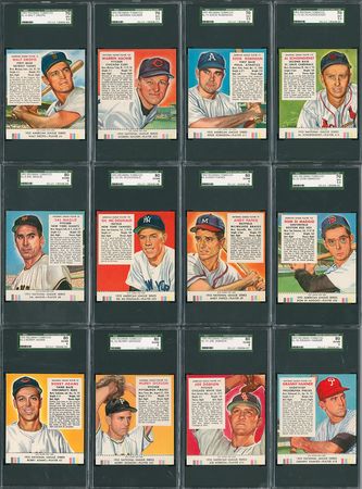 Lot #8056  1953 Red Man Tobacco Complete SGC Graded Set (52) - Image 2