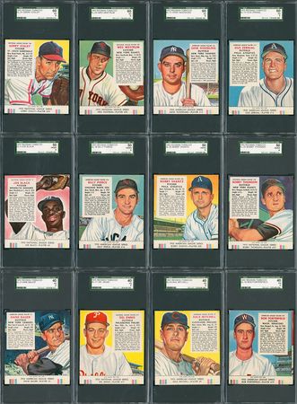 Lot #8056  1953 Red Man Tobacco Complete SGC Graded Set (52) - Image 3