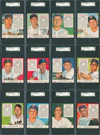 Lot #8056  1953 Red Man Tobacco Complete SGC Graded Set (52) - Image 4