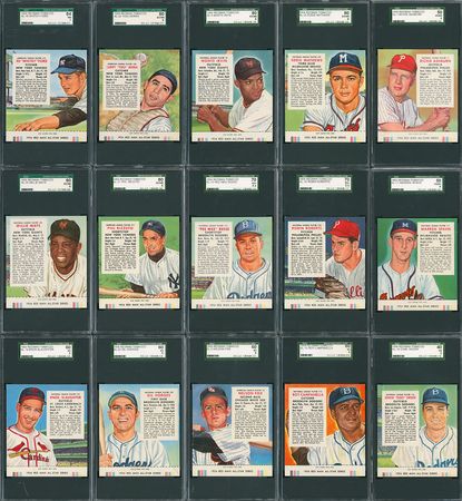 Lot #8061  1954 Red Man Tobacco Complete SGC Graded Set (54) - Image 1
