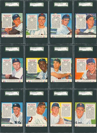 Lot #8061  1954 Red Man Tobacco Complete SGC Graded Set (54) - Image 3