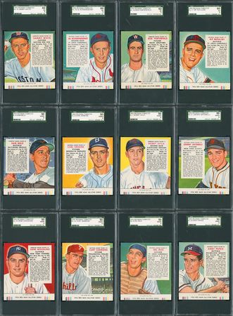 Lot #8061  1954 Red Man Tobacco Complete SGC Graded Set (54) - Image 4