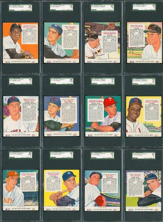 Lot #8064  1955 Red Man Tobacco Complete SGC Graded Set (50) - Image 2