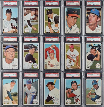 Lot #8095  1964 Topps Giants PSA Graded Complete Set - All PSA NM-MT 8 - Image 2