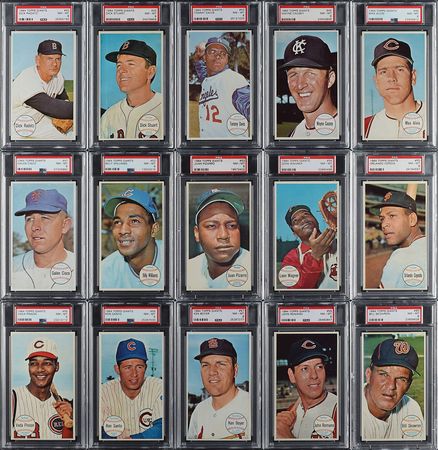 Lot #8095  1964 Topps Giants PSA Graded Complete Set - All PSA NM-MT 8 - Image 4