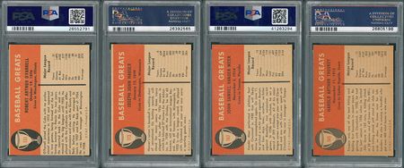 Lot #8085  1961-62 Fleer PSA Graded Collection of (24) with 10 Hall of Famers! - Image 6