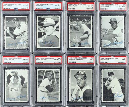 Lot #8126  1969 Topps Deckle Edge Hoard of 500+ Cards including (6) Complete Sets and (8) PSA Graded - Image 1