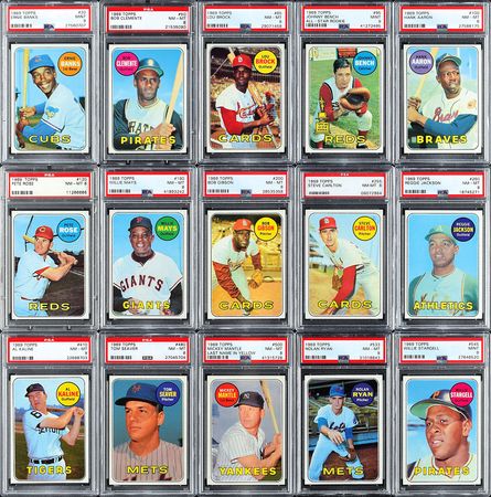 Lot #8127  1969 Topps PSA Graded Hall of Famer