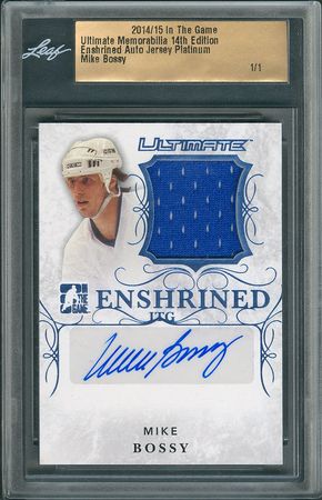Lot #8194 2014/2015 Leaf Mike Bossy 