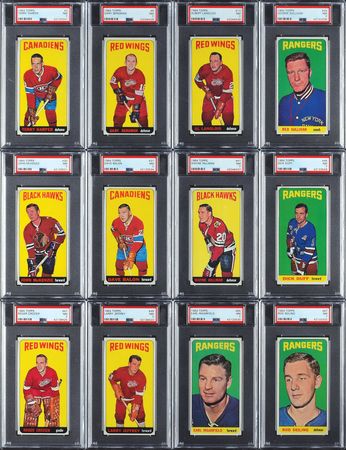 Lot #8178  1964 Topps Hockey Near Set (98/110) with (54) PSA Graded - Image 2