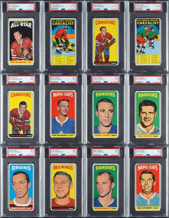 Lot #8178  1964 Topps Hockey Near Set (98/110) with (54) PSA Graded - Image 3