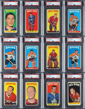 Lot #8178  1964 Topps Hockey Near Set (98/110) with (54) PSA Graded - Image 4