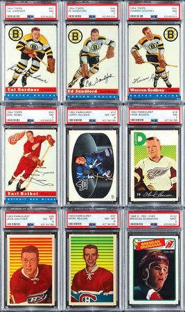 Lot #8172  1954-1988 Topps and Parkhurst PSA Graded Collection (16) - Image 1
