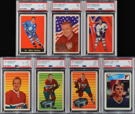 Lot #8172  1954-1988 Topps and Parkhurst PSA Graded Collection (16) - Image 2