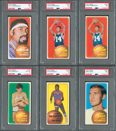 Lot #8162  1970-72 Topps Basketball PSA Graded Collection (13) - Image 2