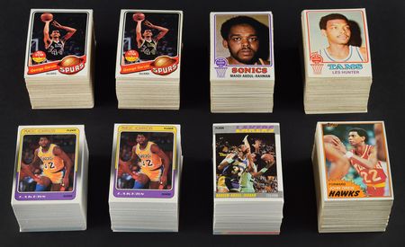 Lot #8164  1973-1988 Topps and Fleer Basketball Complete Set Lot (7) - Image 1