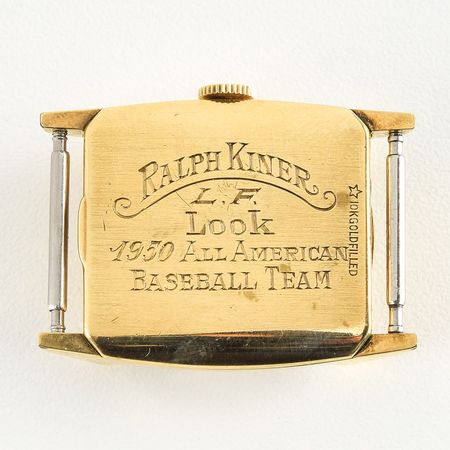 Lot #8445 Ralph Kiner's 1950 Look Magazine Longines Gold Filled Wrist Watch - Image 2