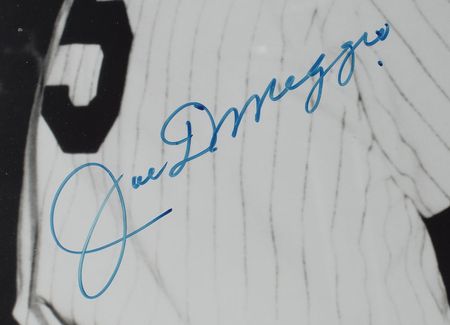 Lot #8395 Mickey Mantle and Joe DiMaggio Oversized Signed Photograph - Image 2