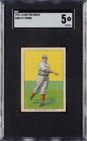 Lot #8021  1911-1914 Butter Krust #D304 Cy Young