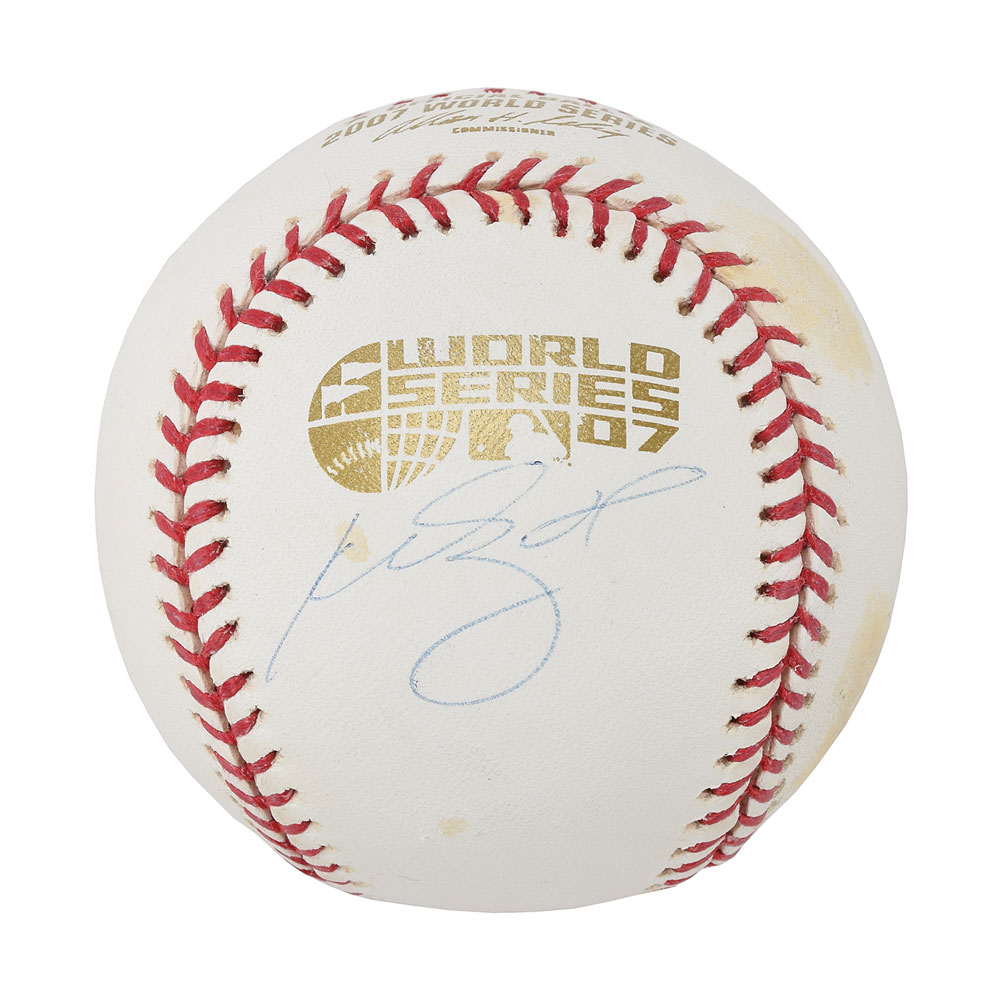 Ballon De Baseball Souvenir Rawlings - Lexington Legends, Vert En Relief, Occasion, Fabriqué En Haïti