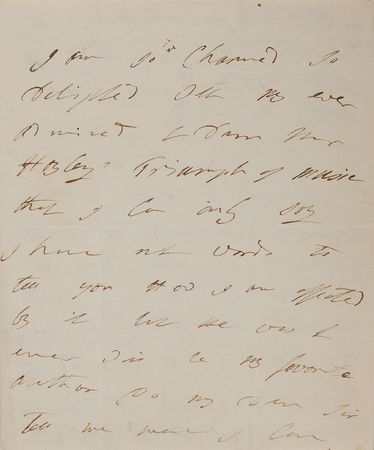 Lot #159 Lady Emma Hamilton Handwritten Letter Signed - Image 1