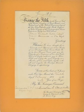 Lot #35 King George V Signature - Image 6
