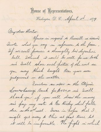 Lot #45 James A. Garfield: 