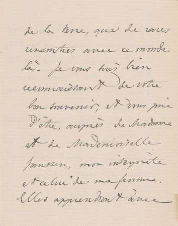 Lot #228 Frédéric Passy Handwritten Letter Signed - Image 3