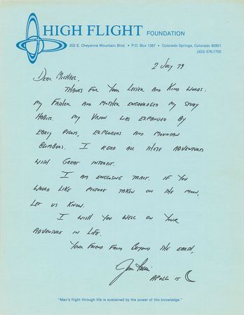 Lot #378 Jim Irwin and Al Worden - Image 1
