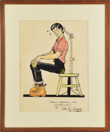 Lot #854 Al Capp: Huge original Capp drawing of Li'l Abner - Image 1
