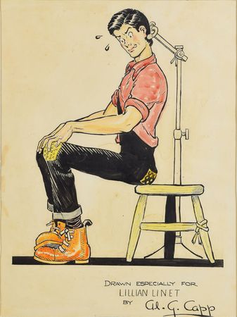 Lot #854 Al Capp: Huge original Capp drawing of Li'l Abner - Image 2