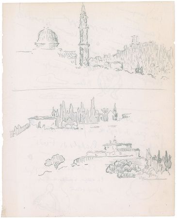 Lot #425 Paul Signac Sketch - Image 1