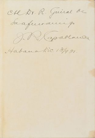 Lot #803 Jose Raul Capablanca - Image 1